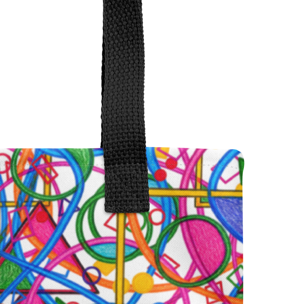 Bolsa de Tela . Círculos en Movimiento · Diseño de Natalia