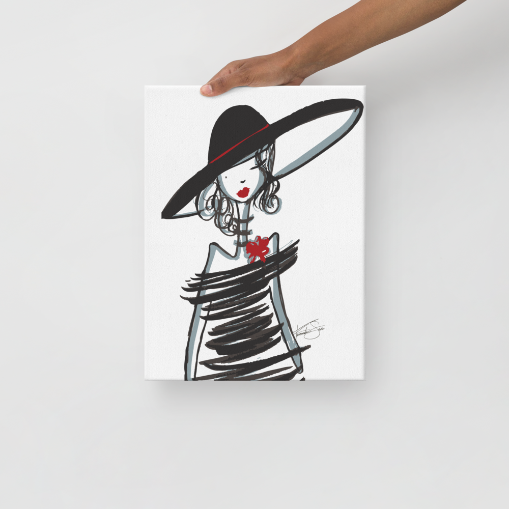 Poster Girl in Red