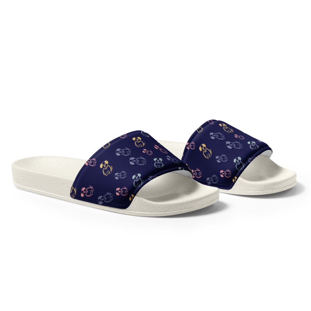 Sandalias perritos azules